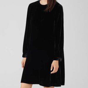 Eileen Fisher Black Long Sleeve Dress